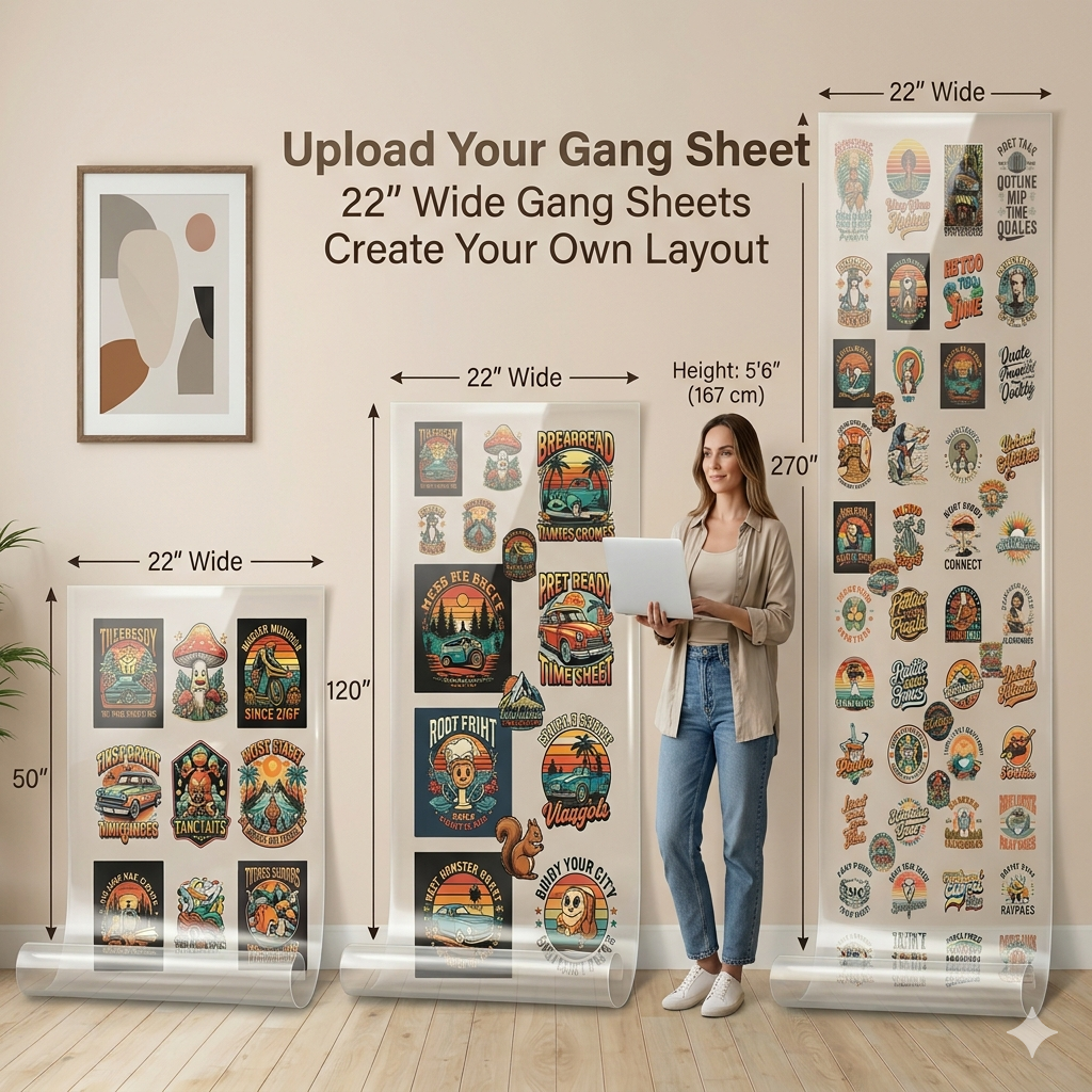 Upload DTF Gang Sheets