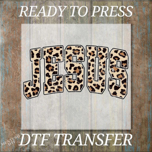 Making Lemonade DTF Transfer, Ready to Press Christian Leopard Design