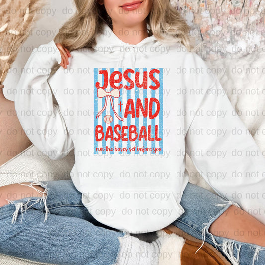 A woman wearing a white hoodie with a graphic design on it.