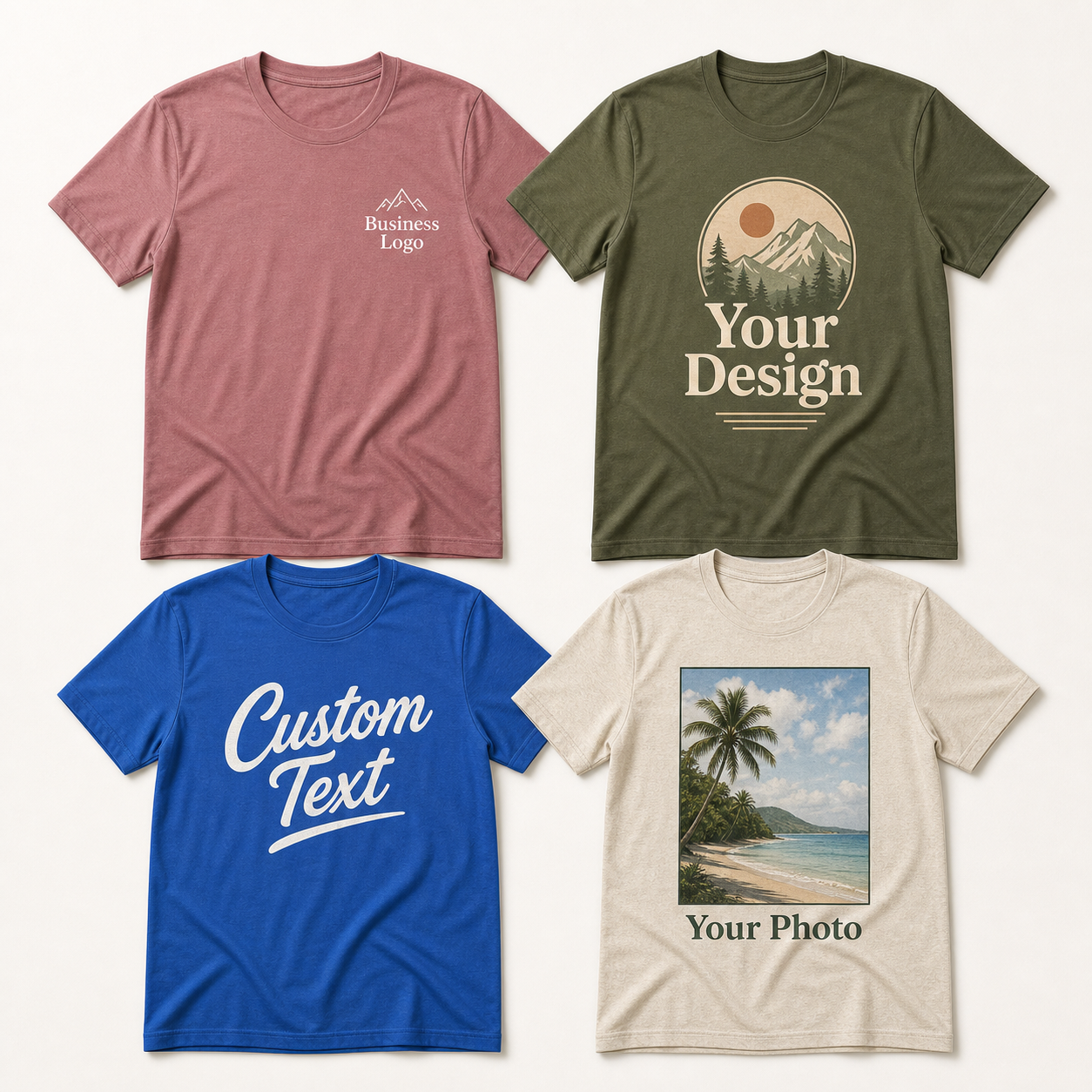 Bella Canvas 3001 and 3001CVC custom t-shirt 