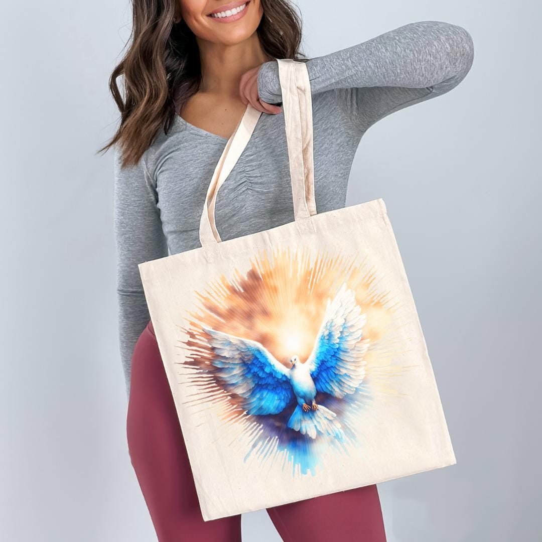 Holy Spirit Dove DTF Transfer: Christian Religious Apparel Print