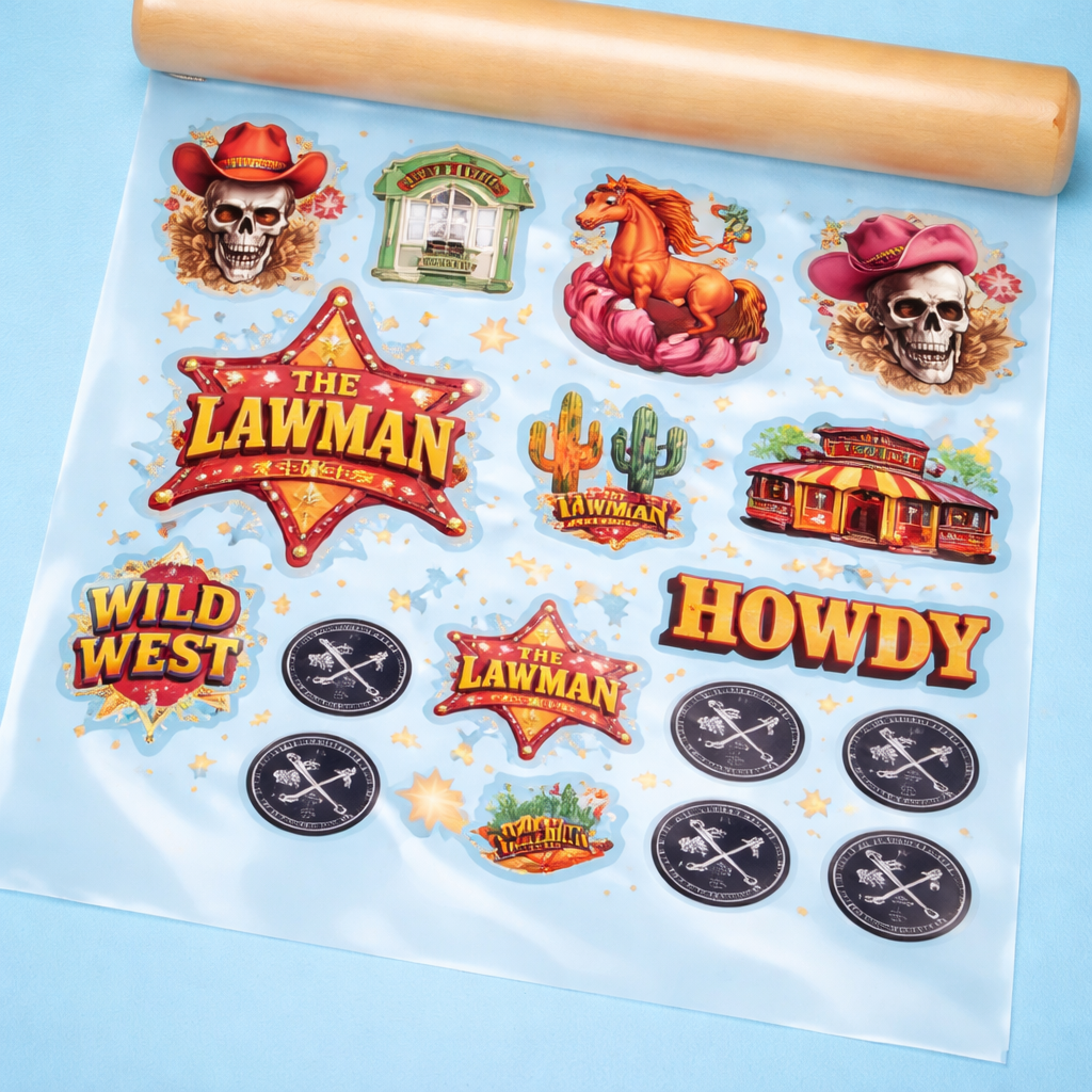 Upload UV Sticker Gang Sheet